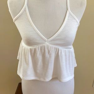 White summer tank top from garage, size: small